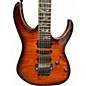 Used Ibanez RG8570Z J CUSTOM TIGER BURST Solid Body Electric Guitar thumbnail