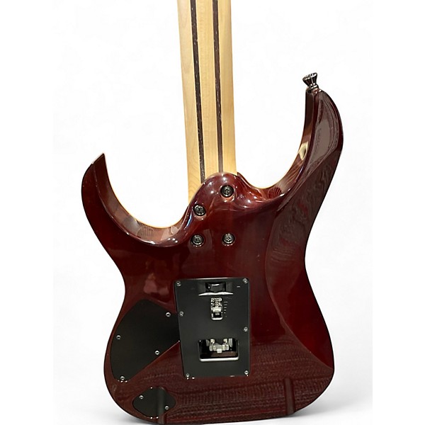 Used Ibanez RG8570Z J CUSTOM TIGER BURST Solid Body Electric Guitar