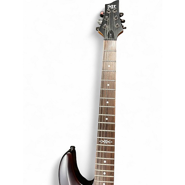 Used Schecter Guitar Research C-1 SGR Worn Brown Solid Body Electric Guitar