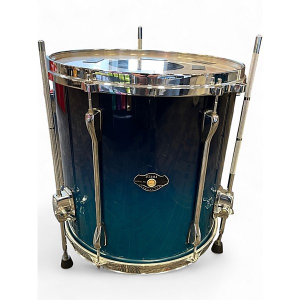Used TAMA 4 Piece Superstar Blue to Black Fade Drum Kit
