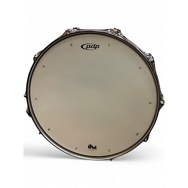 Used PDP by DW 4X14 Concept Series Snare BLACK TO NATURAL FADE Drum