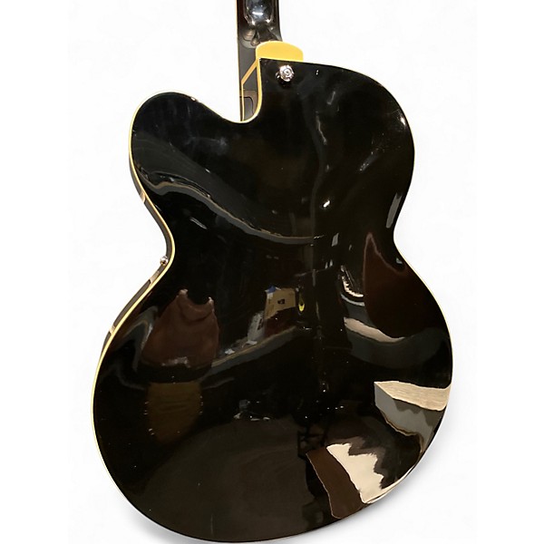 Used D'Angelico Premier Series EXL1 Black Hollow Body Electric Guitar