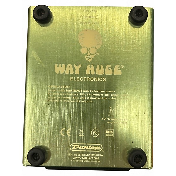 Used Way Huge Electronics WHE202 Green Rhino Overdrive Effect Pedal