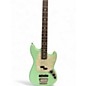 Used Fender American Performer Mustang Bass Seafoam Green Electric Bass Guitar