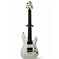 Used Schecter Guitar Research Demon 7 String White Solid Body Electric Guitar