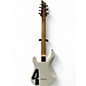 Used Schecter Guitar Research Demon 7 String White Solid Body Electric Guitar