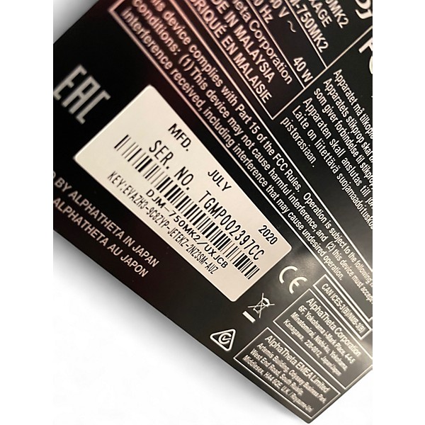 Used Pioneer DJ DJM750MKII DJ Mixer