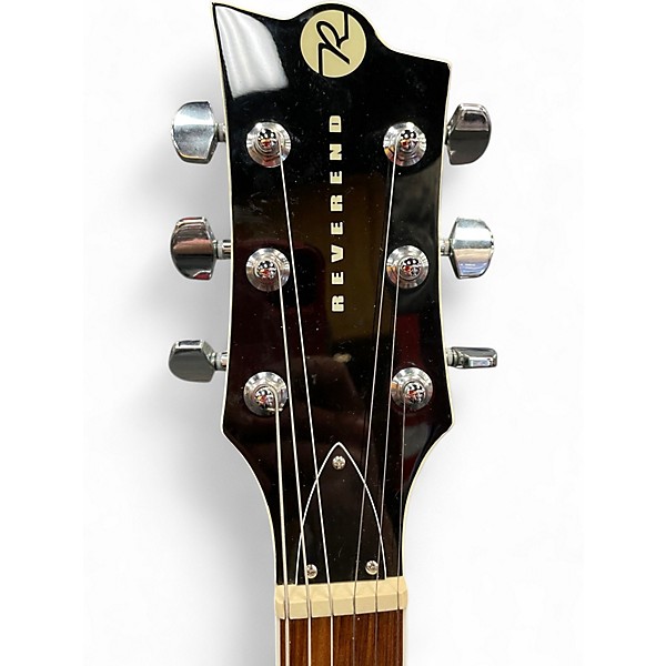 Used Reverend Sensei Jr Metallic Alpine Solid Body Electric Guitar