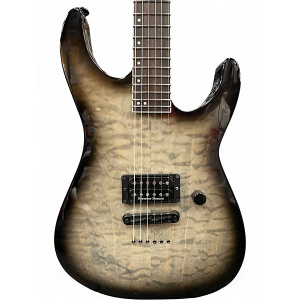 Used ESP M1001 Charcoal Burst Solid Body Electric Guitar