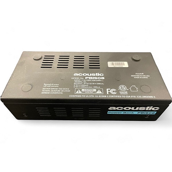 Used Acoustic PBIS08 POWER BANK Power Supply