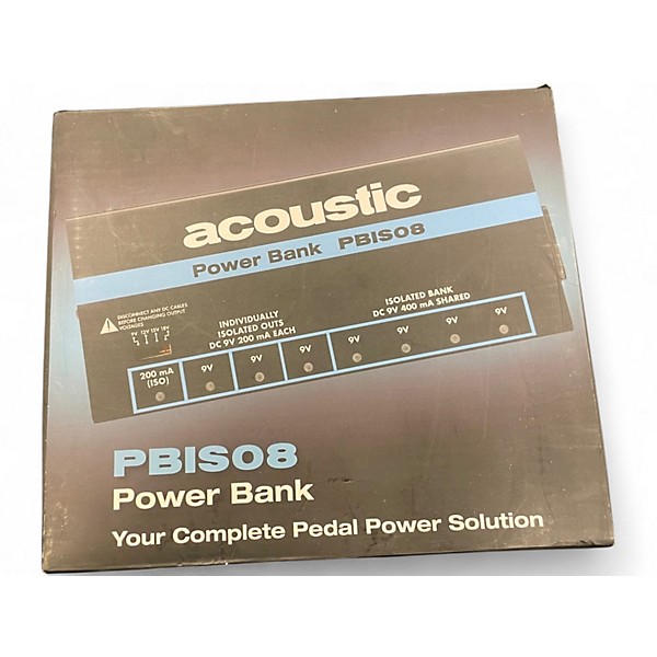 Used Acoustic PBIS08 POWER BANK Power Supply