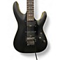 Used Schecter Guitar Research Demon 6 FR Black Solid Body Electric Guitar