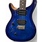 Used PRS SE Custom 24 LEFTY FADED BLUE BURST Solid Body Electric Guitar