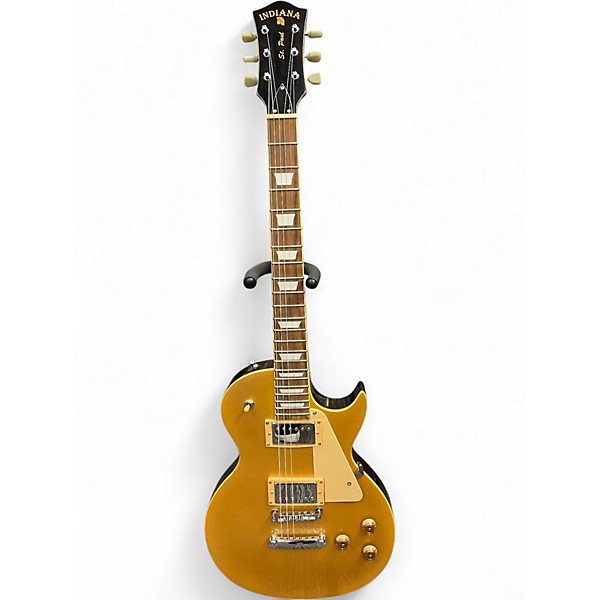 Used Indiana ST PAUL Gold Top Solid Body Electric Guitar