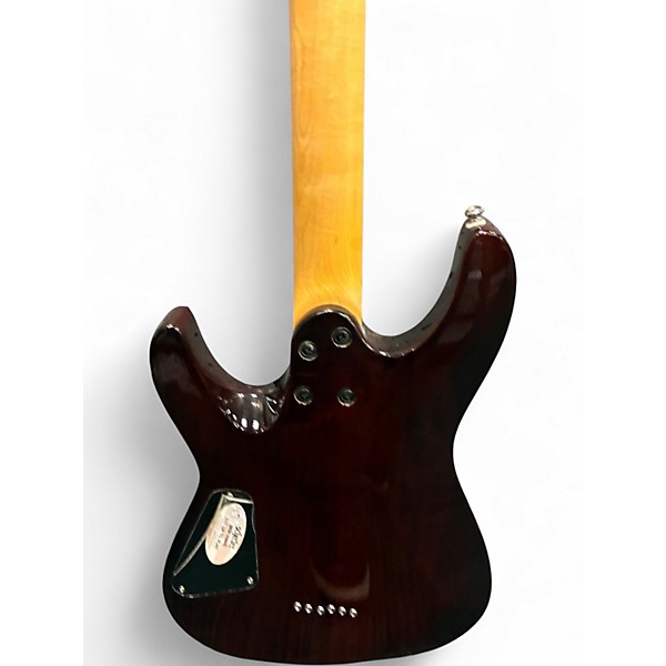 Used Schecter Guitar Research C-6 PLUS Vintage Sunburst Solid Body Electric Guitar