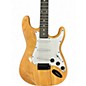 Used Lyx Pro strat style Natural Solid Body Electric Guitar