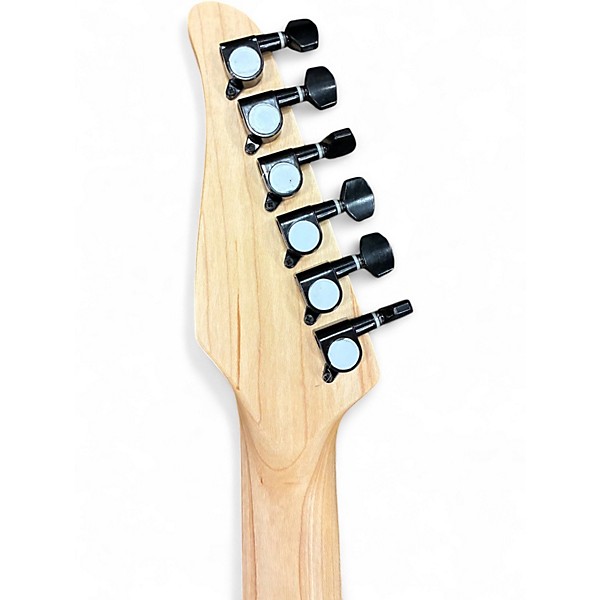 Used Lyx Pro strat style Natural Solid Body Electric Guitar