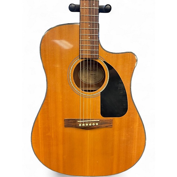 Used Fender CD60CE Dreadnought Natural Acoustic Electric Guitar