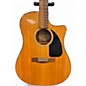 Used Fender CD60CE Dreadnought Natural Acoustic Electric Guitar