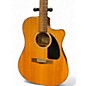 Used Fender CD60CE Dreadnought Natural Acoustic Electric Guitar