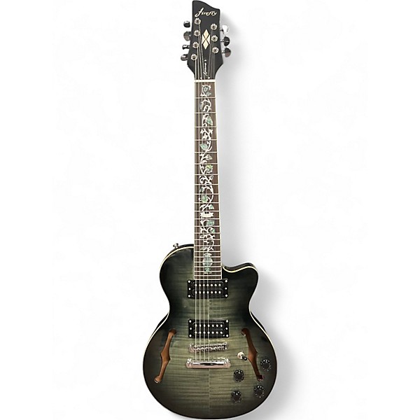 Used Firefly AEROSONIC 7-String BURST Hollow Body Electric Guitar