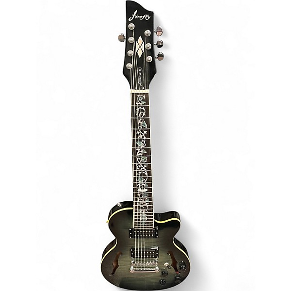 Used Firefly AEROSONIC 7-String BURST Hollow Body Electric Guitar