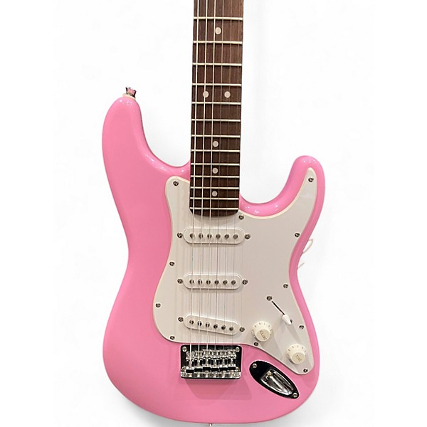 Used Squier Mini Affinity Stratocaster Shell Pink Electric Guitar
