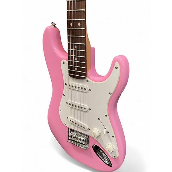 Used Squier Mini Affinity Stratocaster Shell Pink Electric Guitar