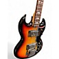 Vintage 1960s Kay K2B 3 Color Sunburst Electric Bass Guitar