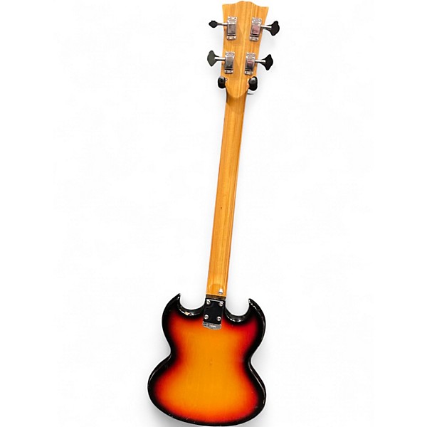 Vintage 1960s Kay K2B 3 Color Sunburst Electric Bass Guitar