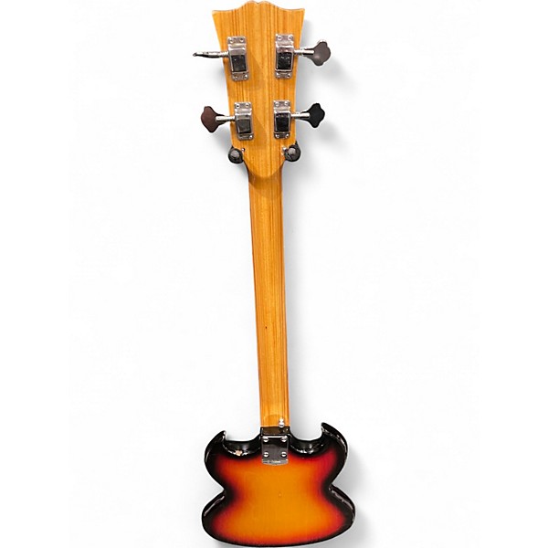 Vintage 1960s Kay K2B 3 Color Sunburst Electric Bass Guitar