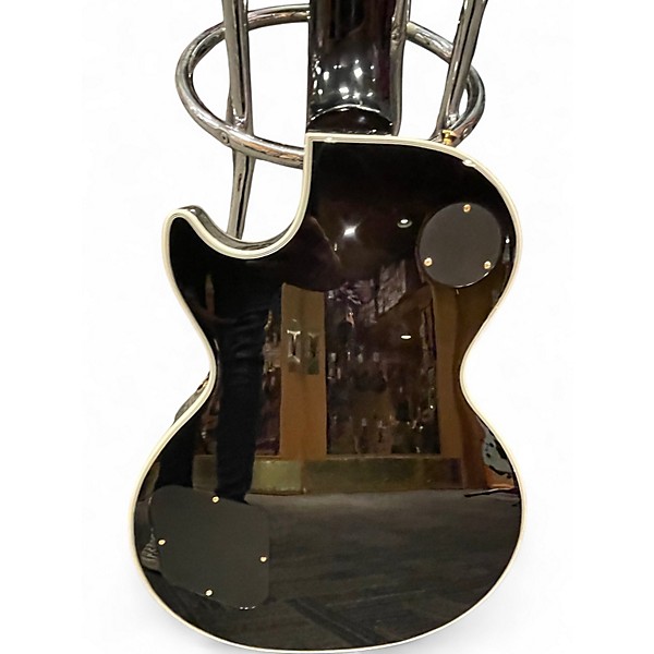 Used Epiphone Les Paul Custom Limited Edition P90 Ebony Solid Body Electric Guitar