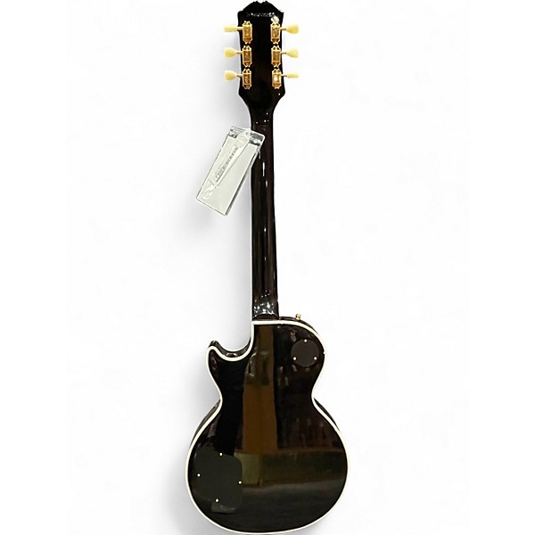 Used Epiphone Les Paul Custom Limited Edition P90 Ebony Solid Body Electric Guitar