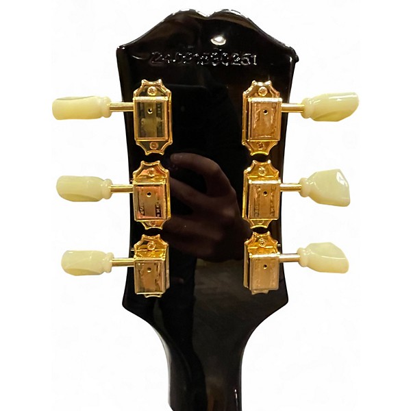 Used Epiphone Les Paul Custom Limited Edition P90 Ebony Solid Body Electric Guitar