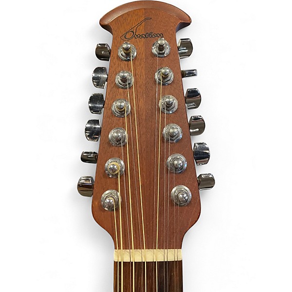 Used Ovation Balladeer 6751 Natural 12 String Acoustic Guitar
