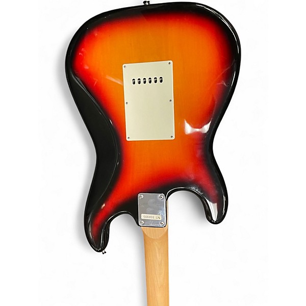 Used Bently STRAT SYLE 2 Tone Sunburst Solid Body Electric Guitar