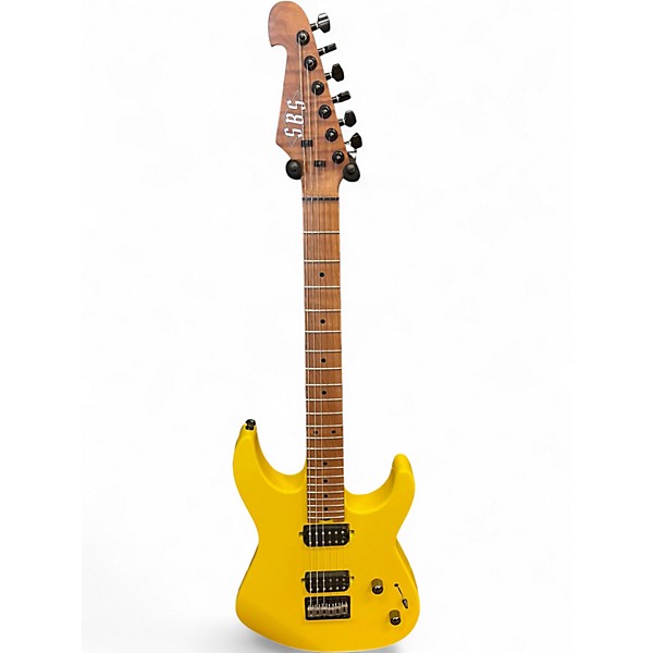 Used Sbg Steve Brown Guitars SS265  YELLOW Solid Body Electric Guitar