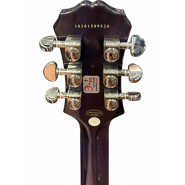 Used Epiphone Les Paul Standard Trans Blue Solid Body Electric Guitar