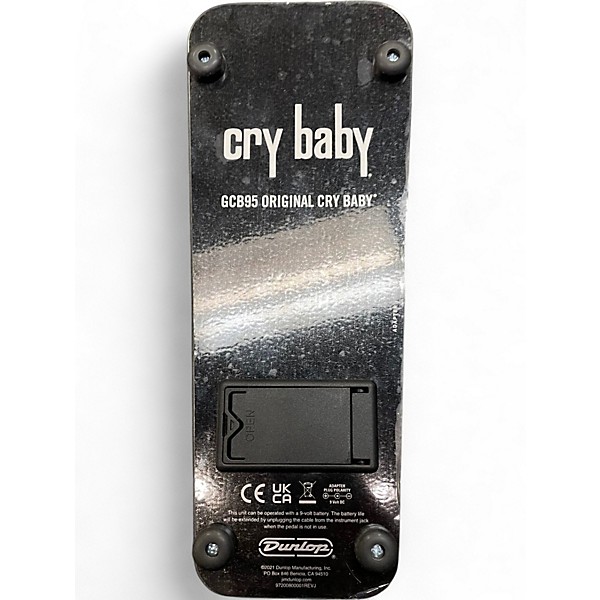 Used Dunlop GCB95 Original Crybaby Wah Effect Pedal