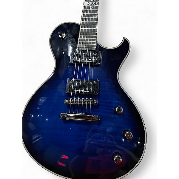 Used Schecter Guitar Research BLACKJACK SLS Blue to Black Fade