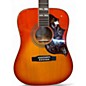 Used Epiphone Hummingbird Pro 2 Color Sunburst Acoustic Electric Guitar