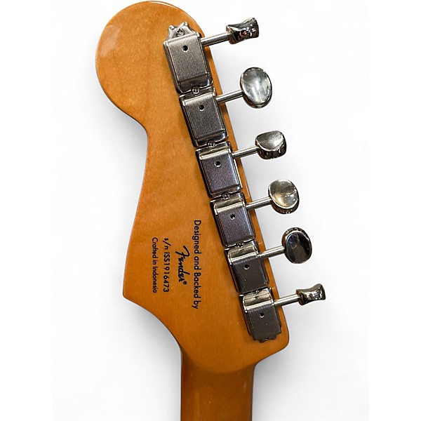 Used Squier Classic Vibe 1950S Stratocaster Fiesta Red Solid Body Electric Guitar