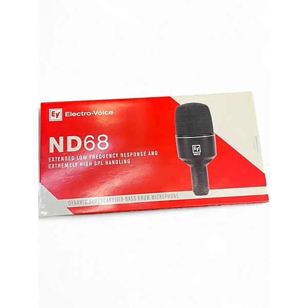 Used Electro-Voice ND68 Dynamic Supercardioid Bass Drum Microphone Drum Microphone