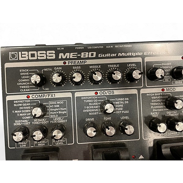 Used BOSS ME80 Guitar Multi Effect Processor