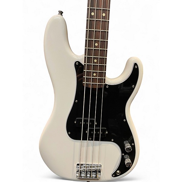 Used Fender Player II Precision Polar White Electric Bass Guitar