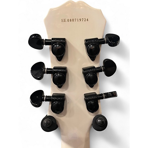 Used Epiphone Les Paul Custom White Solid Body Electric Guitar