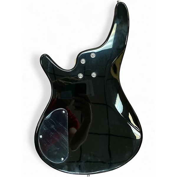 Used Glarry GIB 5 STRING Black Electric Bass Guitar