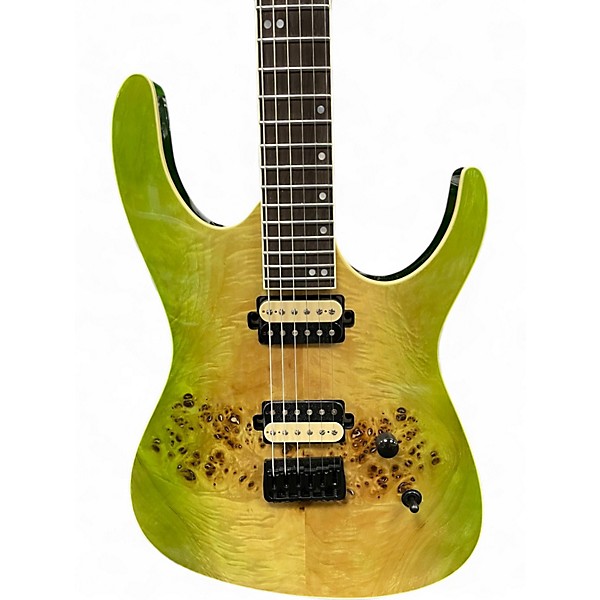 Used Leo Jaymz Monsoon SlimeBurst Solid Body Electric Guitar