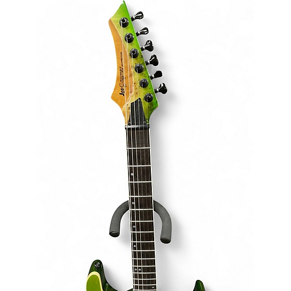 Used Leo Jaymz Monsoon SlimeBurst Solid Body Electric Guitar