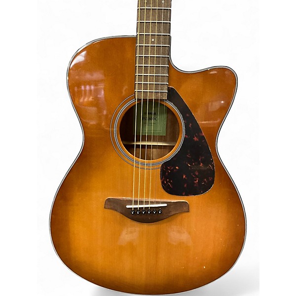Used Yamaha FSX800C Sandburst Acoustic Electric Guitar